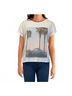 Dantelle Graphic White Coastal Cruiser Graphic Tee in White Size M - photo 4