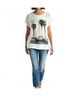 Dantelle Graphic White Coastal Cruiser Graphic Tee in White Size M - photo 5