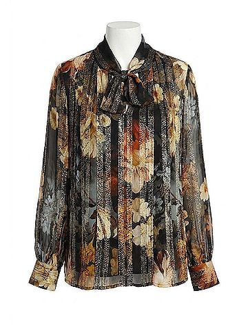 Ranna Gill Floral Top in Multi (view 1)