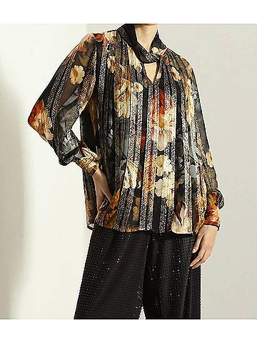 Ranna Gill Floral Top in Multi (view 2)