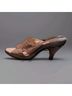 Sofft 100% Leather Brown Heels Size 9 1/2 - photo 3