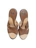Sofft 100% Leather Brown Heels Size 9 1/2 - photo 2