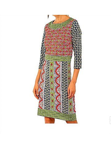 Gretchen Scott Designs Print Pretty Dress - Paisley Park in Multi (view 2)