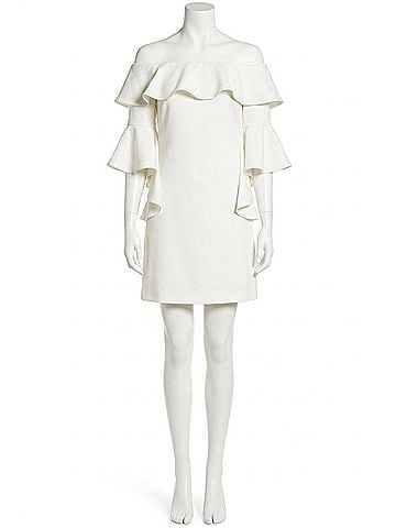 Issue New York Off The Shoulder Dress in Ivory (view 1)