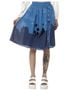 Disney 100% Polyester Blue Black Casual Skirt Size S - photo 2