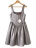 STAUD 100% Polyester Silver Cocktail Dress Size 8 - photo 7