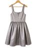 STAUD 100% Polyester Silver Cocktail Dress Size 8 - photo 2