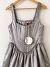 STAUD 100% Polyester Silver Cocktail Dress Size 8 - photo 5