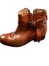 FRYE 100% Leather Brown Ankle Boots Size 7 1/2 - photo 1