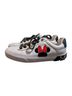 GROUND UP Polka Dots Marled White Black Red Sneakers Size 8 1/2 - photo 2