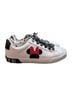 GROUND UP Polka Dots Marled White Black Red Sneakers Size 8 1/2 - photo 1