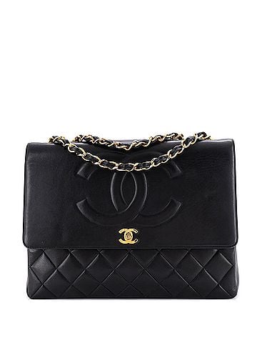 Chanel Vintage Timeless CC Flap Bag Quilted Lambskin Large (view 1)