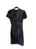 BCBGMAXAZRIA Floral Blue Cocktail Dress Size S - photo 1