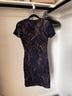 BCBGMAXAZRIA Floral Blue Cocktail Dress Size S - photo 3