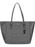 Coach Solid Gray Leather Tote One size - photo 4
