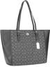 Coach Solid Gray Leather Tote One size - photo 1