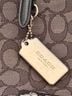 Coach Solid Gray Leather Tote One size - photo 6