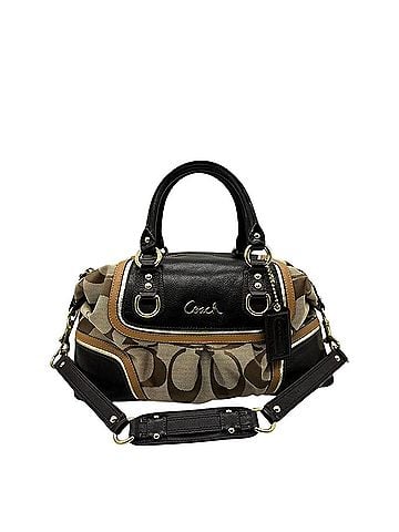 Coach Coach Ashley Signature Satchel Leather Satchel (view 1)
