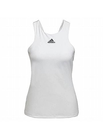 Adidas Women's Tennis Y Tank Aeroready Top in White (view 1)