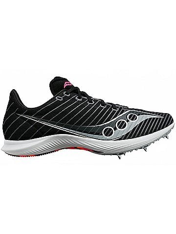 Saucony Women's Velocity Mp Track Spike Shoes in Black Vizi (view 1)