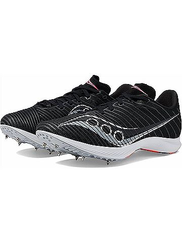 Saucony Women's Velocity Mp Track Spike Shoes in Black Vizi (view 2)