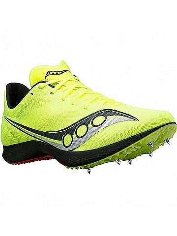 Saucony Women's Velocity Mp Track Spike Shoes in Citron Black (view 2)