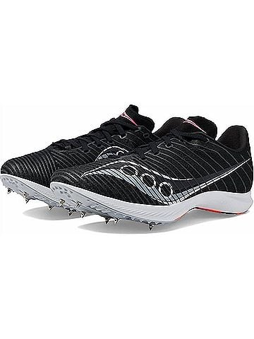 Saucony Women's Velocity Mp Track Spike Shoes in Black Vizi (view 2)