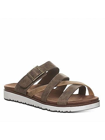 Bearpaw Women's Rhodes Sandal in Brown (view 1)