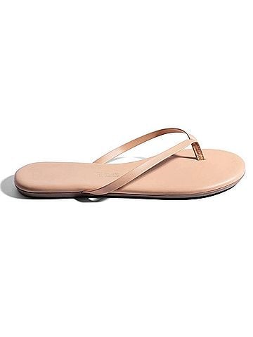 TKEES Women's Lily Matte Flip Flops in Nude Beach (view 1)