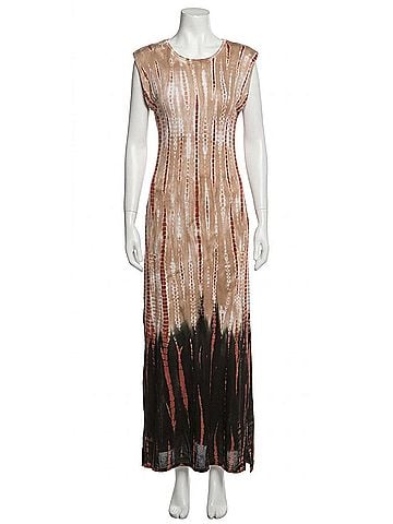 Young Fabulous & Broke Mackenzie Muscle Tee Dress in Nut Bamboo Ombre (view 1)