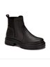 Andrea Solid Black Women's Ankle Boots Size 9 - photo 1