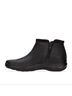 Andrea Solid Black Women's Leather Ankle Boots Size 7 - photo 2