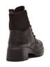 Andrea Black Women's Combat Boots Size 8 - photo 2