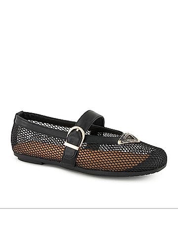 Andrea Women's Mesh Ballet Flat Shoes (view 1)