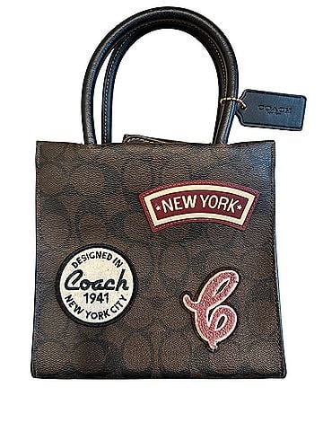 Coach Mini Leather Tote (view 1)