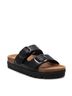 Refresh Black Women's Leather Sandals Size 5 1/2 - photo 3