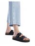 Refresh Black Women's Leather Sandals Size 5 1/2 - photo 4