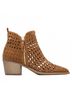 XTI Solid Brown Women's Ankle Boots Size 5 1/2 - photo 1