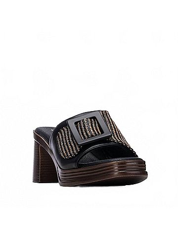 Refresh Women's Slip-On Sandals in Black (view 2)