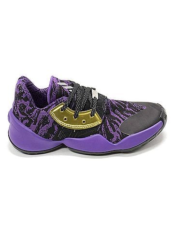 Adidas Boy's Harden Vol. 4 Star Wars Lightsaber Basketball Shoes in Black (view 1)