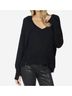 Michael Lauren Black Spence Oversized V- Neck Pullover in Black Size XS - photo 3