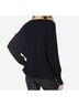 Michael Lauren Black Spence Oversized V- Neck Pullover in Black Size XS - photo 5