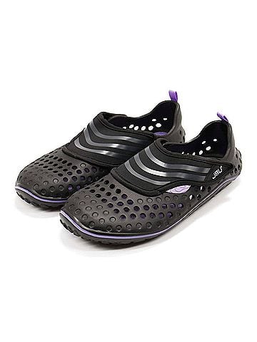 Jambu Women's Waterfall Water Ready Slip-On Flats in Black (view 2)
