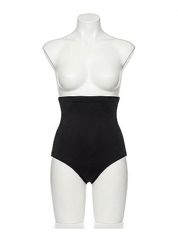 Miraclesuit Super High Waist Brief Bottom in Black (view 1)