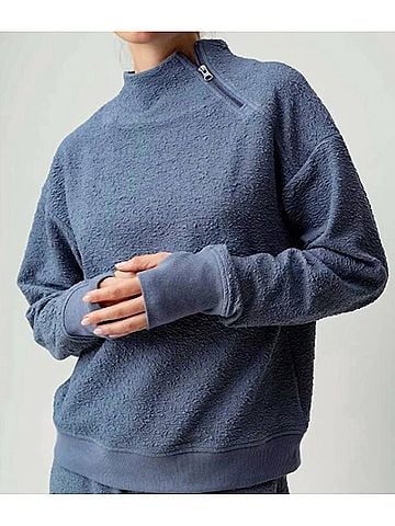 Felix Rey Genie Pullover in Steel Blue (view 2)