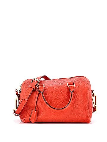 Louis Vuitton Speedy Bandouliere Bag Monogram Empreinte Leather 25 (view 1)