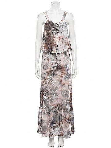Genuine Girl Women's Copal Maxi Dress in Gemstone Tie Dye (view 1)