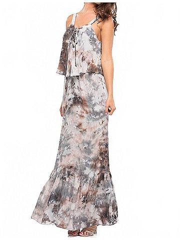 Genuine Girl Women's Copal Maxi Dress in Gemstone Tie Dye (view 2)