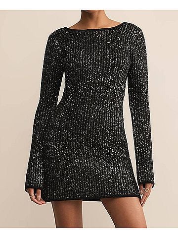Z Supply La Marca Sequin Mini Dress (view 2)