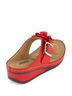 Andrea Red Women's Wedge Sandal Size 6 - photo 2